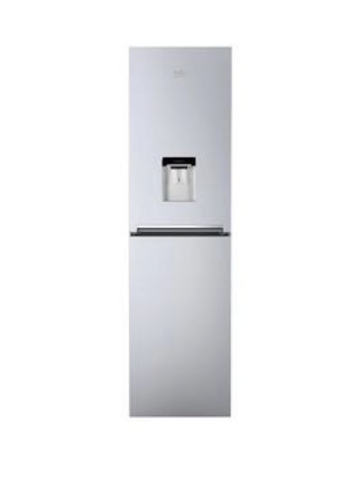 Beko Cfg1582Ds 55Cm Frost Free Fridge Freezer With Water Dispenser - Silver Beko Cfg1582Ds 55Cm Frost Free Fridge Freezer With Water Dispenser - Silver